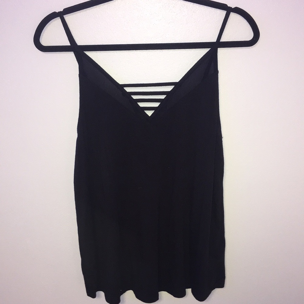 black tank top w/ design